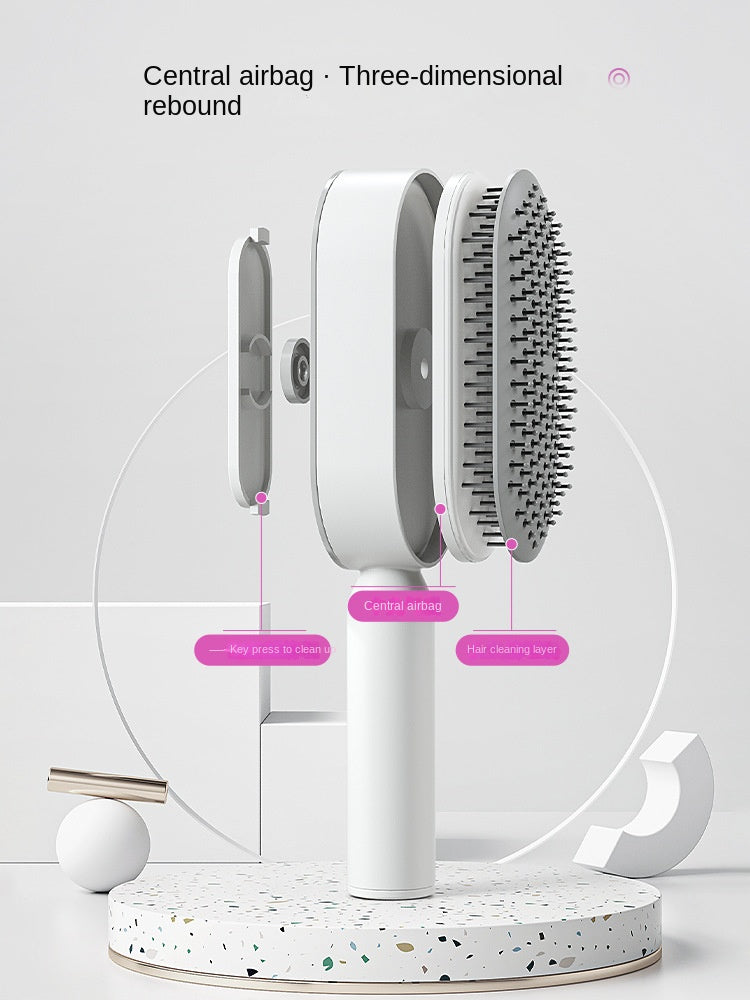Beaver Tree Self Cleaning HairBrush