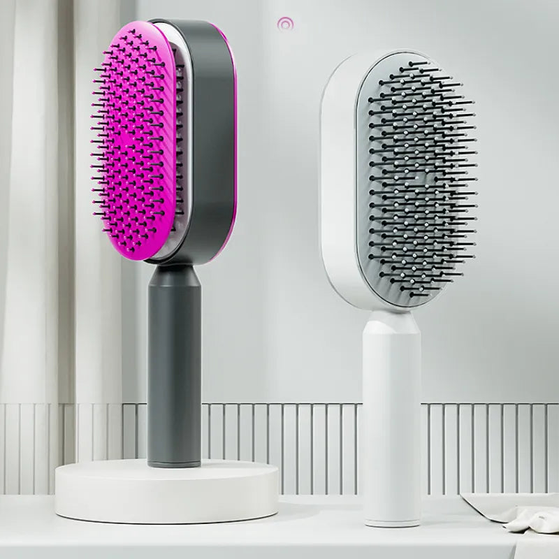Beaver Tree Self Cleaning HairBrush